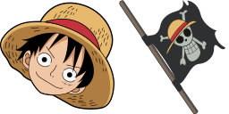 One Piece Dracule Mihawk and Yoru cursor – Custom Cursor