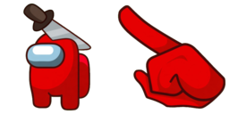 Cursor preview: Red Knife Crew - 1 - cute-cursor.com