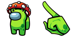 Cursor preview: Frog Cap Crew - 19 - cute-cursor.com