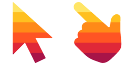 Cursor preview: Sunset Band - 13 - cute-cursor.com