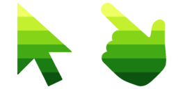 Cursor preview: Lime Band - 11 - cute-cursor.com
