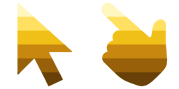 Cursor preview: Gold Band - 9 - cute-cursor.com