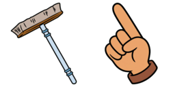 Cursor preview: Broom Cap - 6 - cute-cursor.com