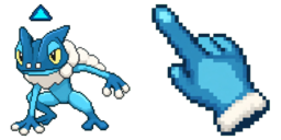 Pratinjau kursor: Foam Ninja Frog - 3 - cute-cursor.com