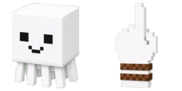 Cursor preview: Minecraft Ghastling and Happy Ghast with a Harness - 5 - cute-cursor.com