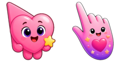 Cursor preview: Candy Pink Heart - 59 - cute-cursor.com