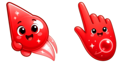 Cursor preview: Cherry Jelly Smile - 61 - cute-cursor.com