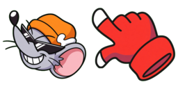 Cursor preview: Cool Bandit Mouse - 58 - cute-cursor.com
