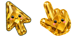 Cursor preview: Topaz Gem Smile - 32 - cute-cursor.com