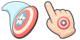 Cursor preview: Star Shield Buddy - 21 - cute-cursor.com