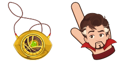 Cursor preview: Gold Mystic Eye - 1 - cute-cursor.com