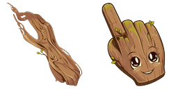 Cursor preview: Bark Sprout Buddy - 1 - cute-cursor.com