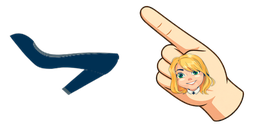 Cursor preview: Kayla Buddy - 1 - cute-cursor.com