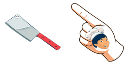 Cursor preview: Chef Jackie Buddy - 1 - cute-cursor.com