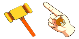 Cursor preview: Angry Jerry Buddy - 1 - cute-cursor.com