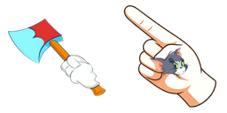 Cursor preview: Angry Tom Buddy - 1 - cute-cursor.com