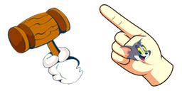 Cursor preview: Happy Tom Buddy - 1 - cute-cursor.com