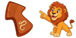 Cursor preview: Leo Mane Cute - 1 - cute-cursor.com