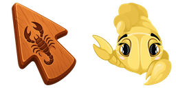 Cursor preview: Scorpio Sting Cute - 1 - cute-cursor.com