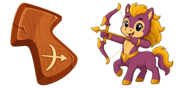 Cursor preview: Sag Archer Cute - 1 - cute-cursor.com