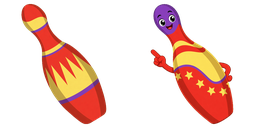 Cursor preview: Juggling Pin Pal - 1 - cute-cursor.com