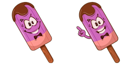 Cursor preview: Berry Bow Pop - 1 - cute-cursor.com