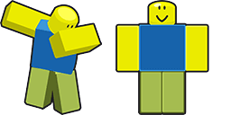 Cursor preview: Dabbing Noob - 63 - cute-cursor.com