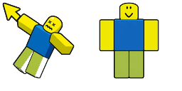 Cursor preview: Cute Roblox Oof - 24 - cute-cursor.com