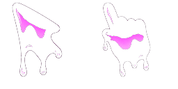Cursor preview: Berry Squiggle Loop - 1 - cute-cursor.com