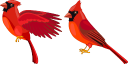 Cursor preview: Cardinal - 1 - cute-cursor.com