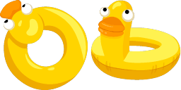 Cursor preview: Quacky Duck - 1 - cute-cursor.com