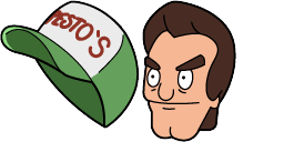 Cursor preview: Jimmy Pop & Cap - 1 - cute-cursor.com