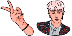 Cursor preview: Hongjoong ATEEZ - 1 - cute-cursor.com