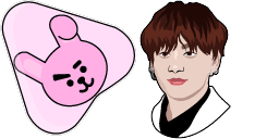 Cursor preview: Cute Cursor Pack by Jungkook - 1 - cute-cursor.com