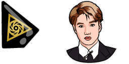 Cursor preview: Kai EXO - 1 - cute-cursor.com