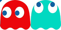 Cursor preview: Blinky and Inky - 1 - cute-cursor.com