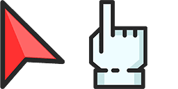 Cursor preview: Radiant Red - 45 - cute-cursor.com