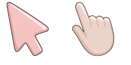 Cursor preview: Resene Dawn Pink - 41 - cute-cursor.com