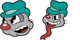 Cursor preview: Cute Cursor Pack - Cuphead's Spider Mobster - 1 - cute-cursor.com