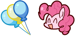 معاينة المؤشر: Pinkie Pie - 1 - cute-cursor.com