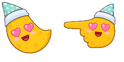 Cursor preview: Cursodji Love - 1 - cute-cursor.com