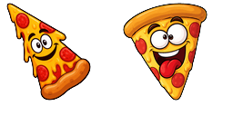 Cursor preview: Pizza Slice Delight - 1 - cute-cursor.com
