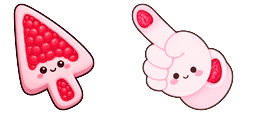 Cursor preview: Raspberry Daifuku - 1 - cute-cursor.com