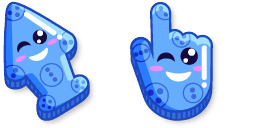 Cursor preview: Smiley Delight - 1 - cute-cursor.com