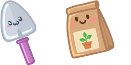 Cursor preview: Garden Snail - 1 - cute-cursor.com