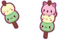 Cursor preview: Kitten Rice - 1 - cute-cursor.com