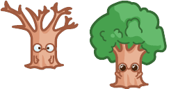 Cursor preview: Forest Friends - 1 - cute-cursor.com