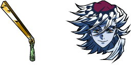 Cursor preview: Doma and Fan - 1 - cute-cursor.com