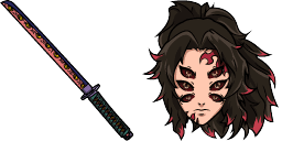 Cursor preview: Kokushibo - 1 - cute-cursor.com