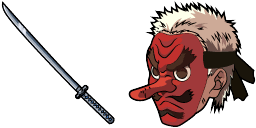 Cursor preview: Sakonji Urokodaki - 1 - cute-cursor.com